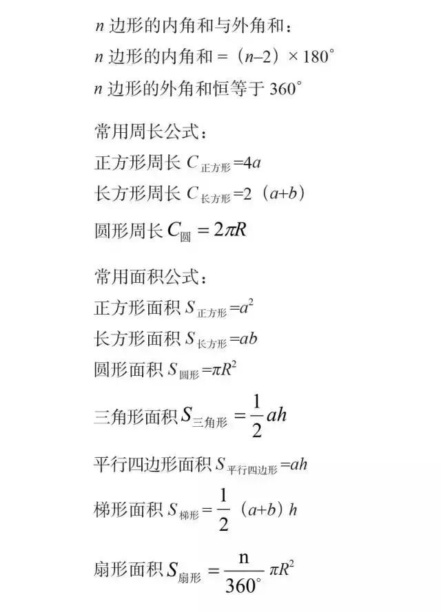 必背！行測模塊滿分萬用公式！
