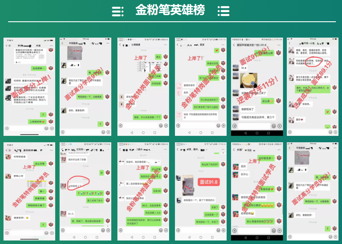貴陽中小學、幼兒教師招聘成功上岸學員
